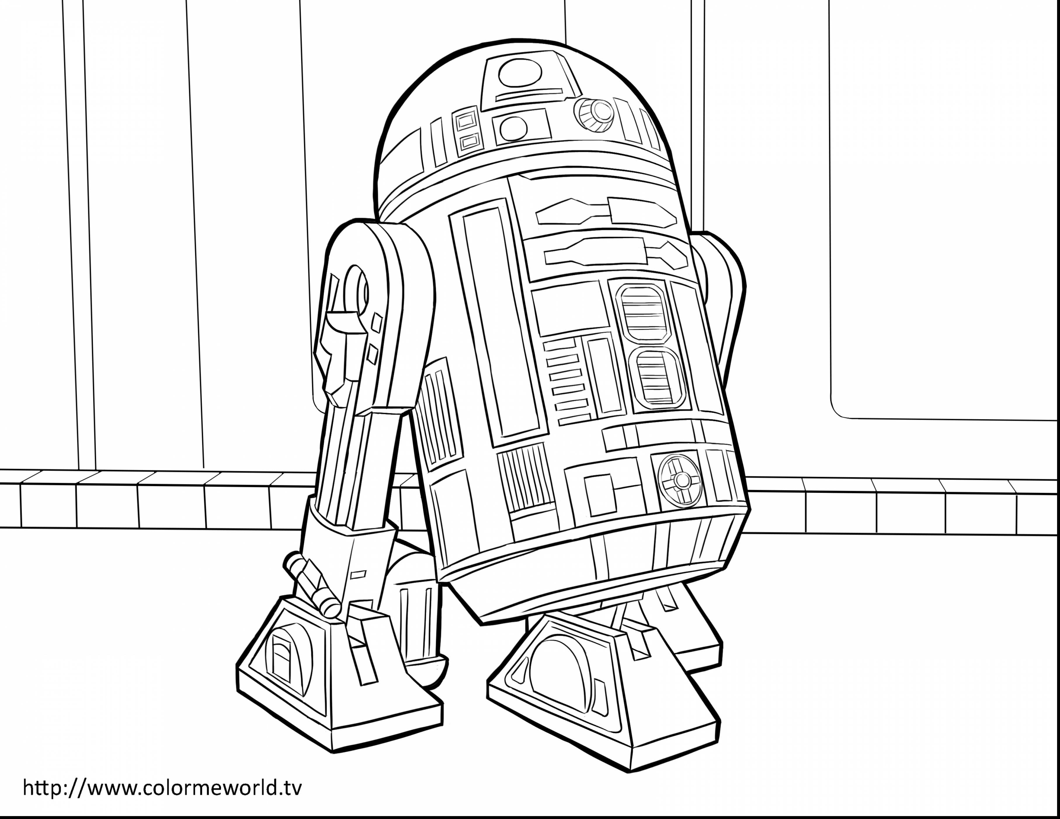 Lego Star Wars Coloring Pages R2D2 10