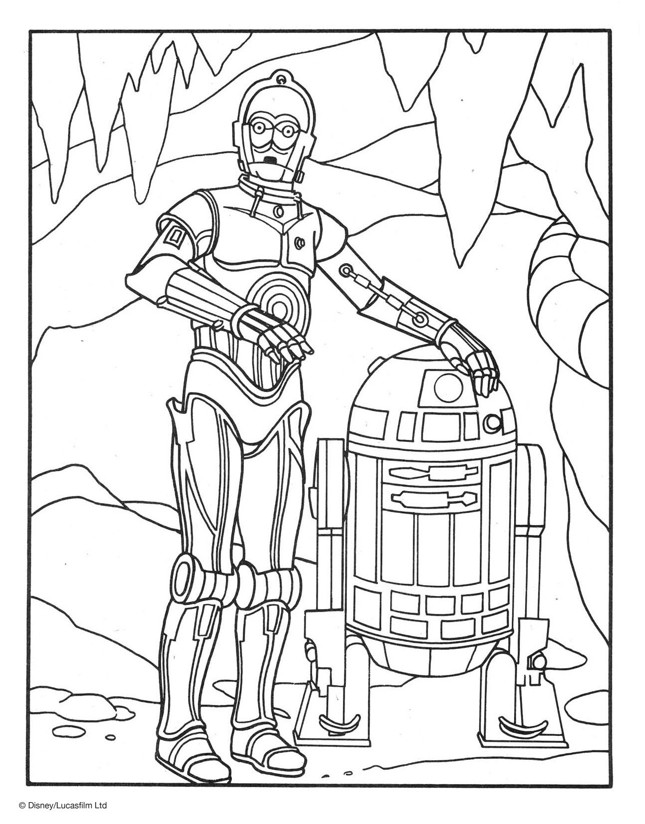 Lego Star Wars Coloring Pages R2D2 5