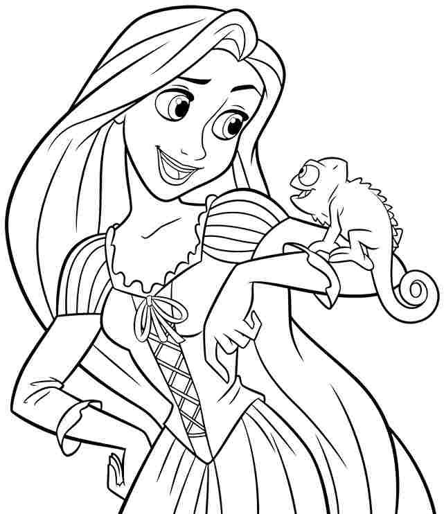 Rapunzel Coloring Pages 39