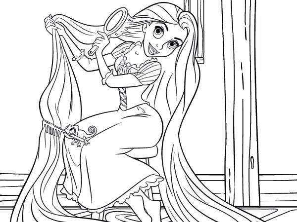 Rapunzel Coloring Pages 76