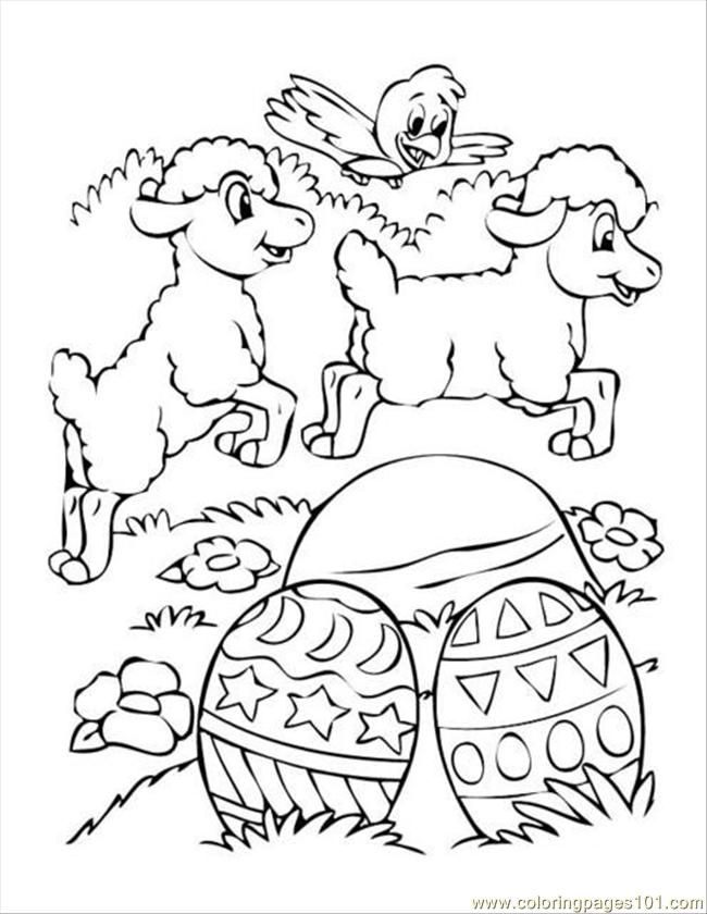 Easter Chicks Coloring Page 45