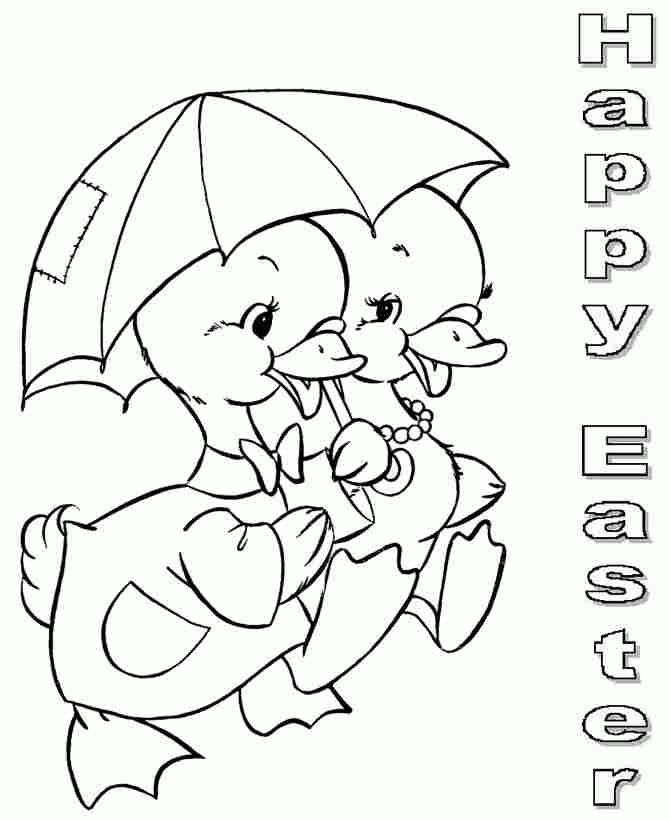 Easter Chicks Coloring Page 53
