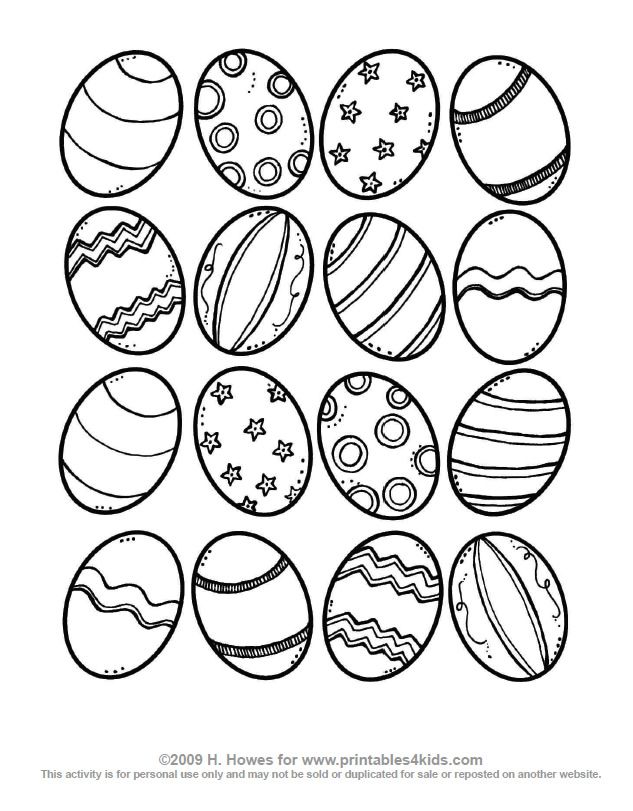 Easter Egg Printable 42