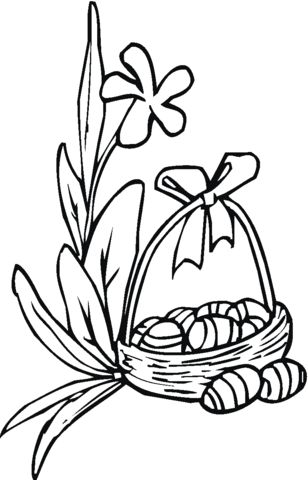 Easter Lily Coloring Page 13