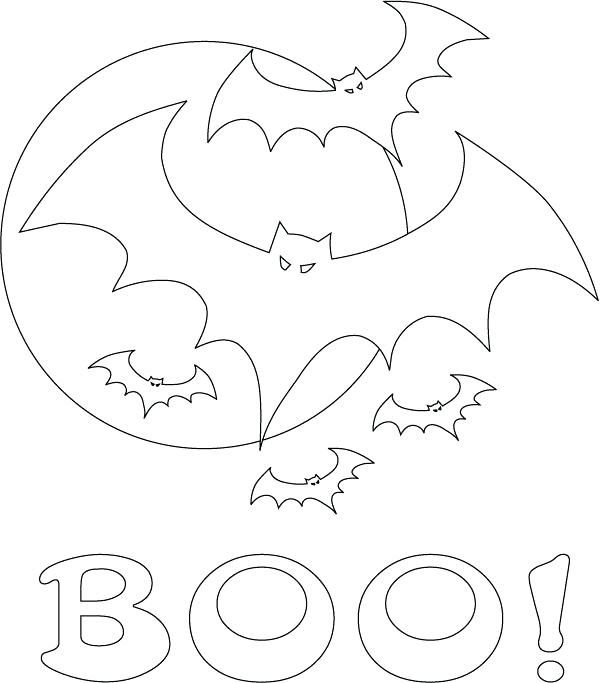 Halloween Coloring Pages Bats 23