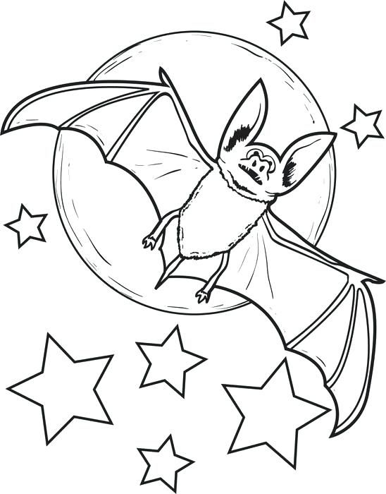 Halloween Coloring Pages Bats 35