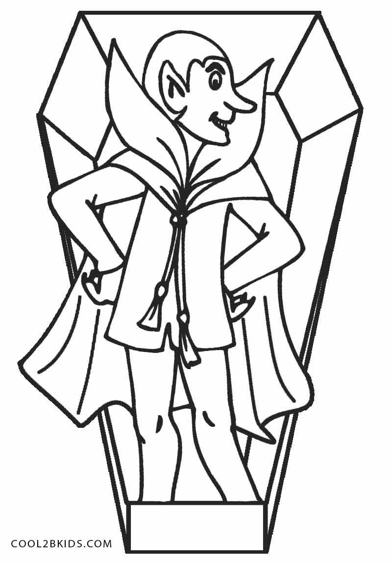 Halloween Coloring Pages Vampire 26