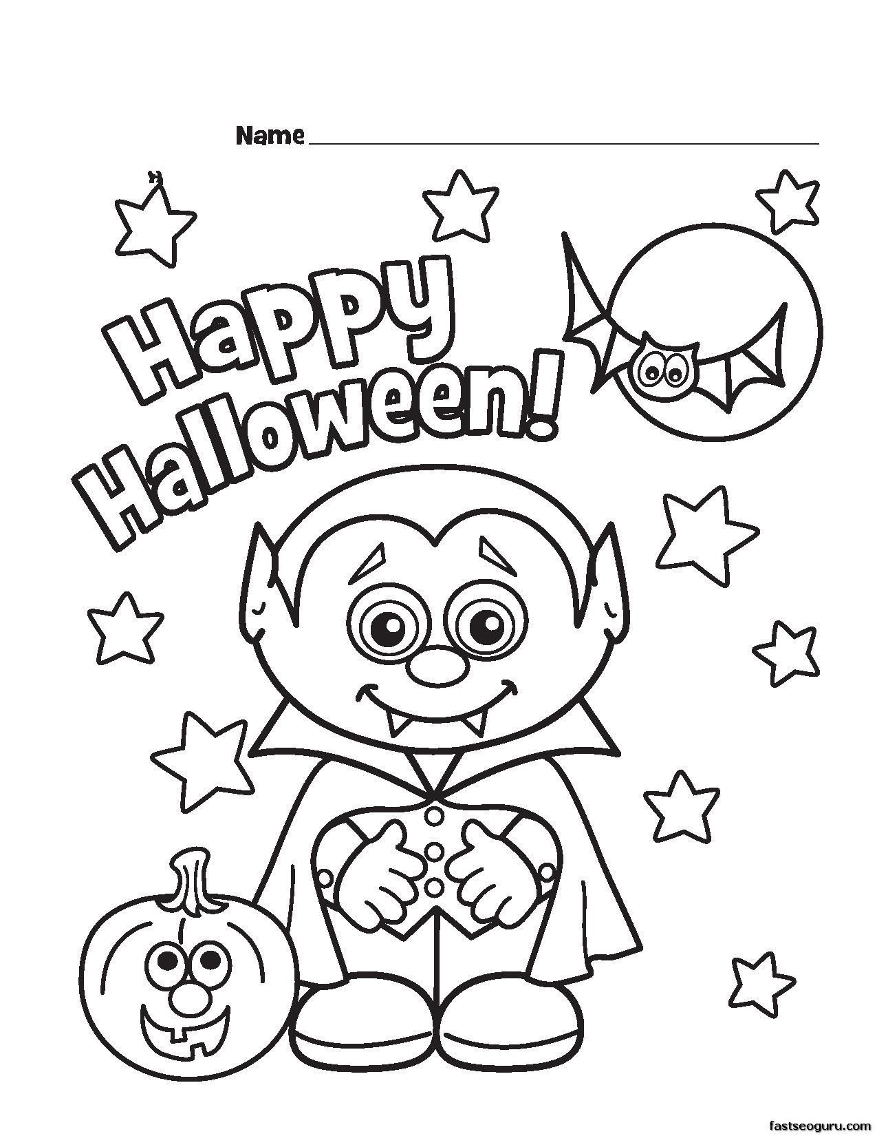 Halloween Coloring Pages Vampire 32