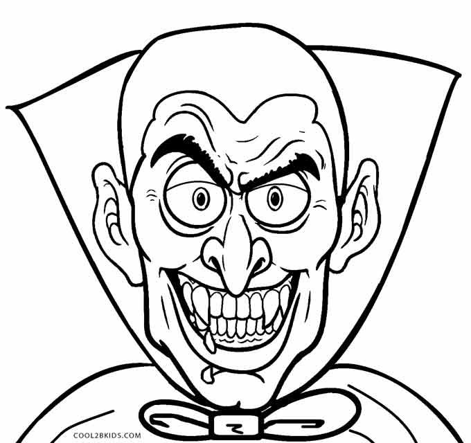 Halloween Coloring Pages Vampire 34