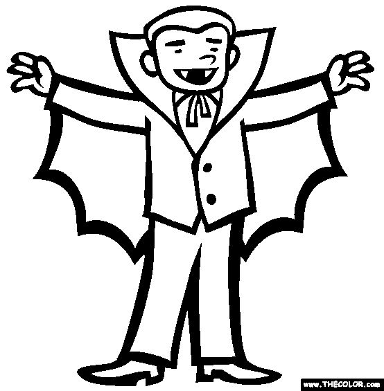 Halloween Coloring Pages Vampire 35