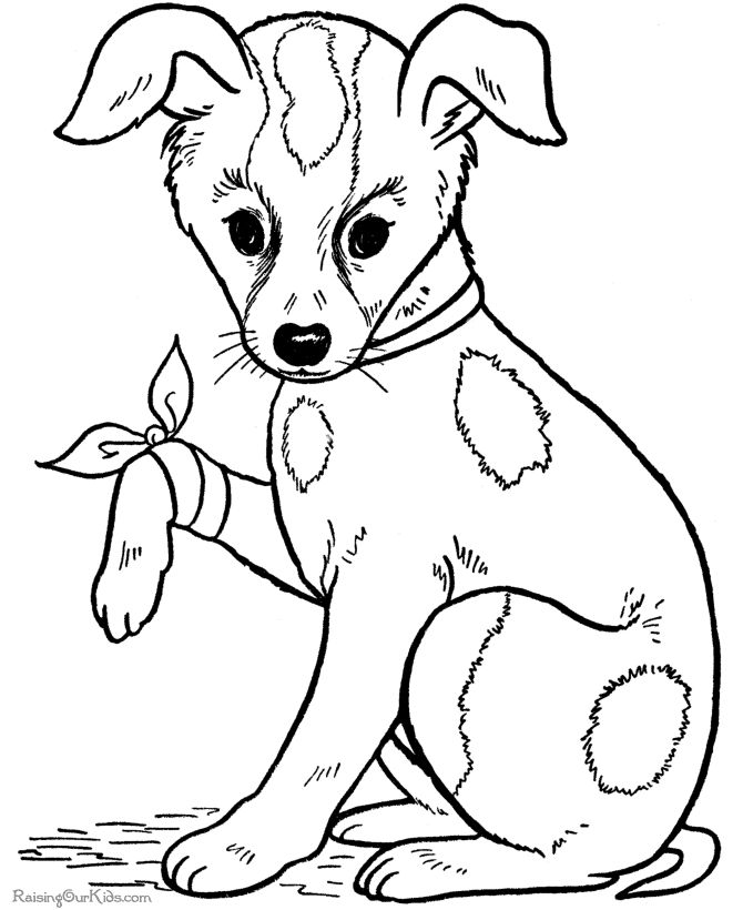 Halloween Dog Coloring Pages 13