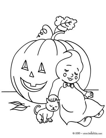 Halloween Dog Coloring Pages 2