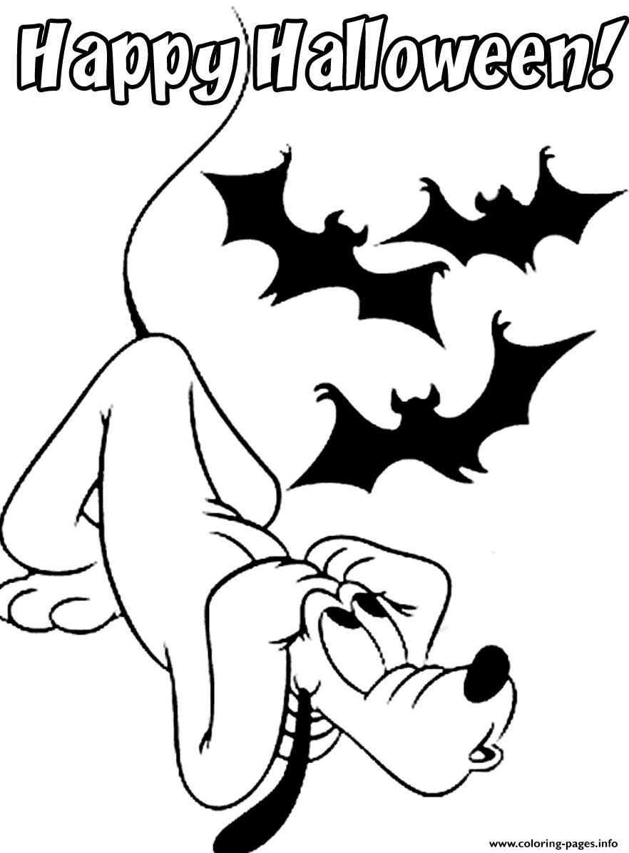 Halloween Dog Coloring Pages 6