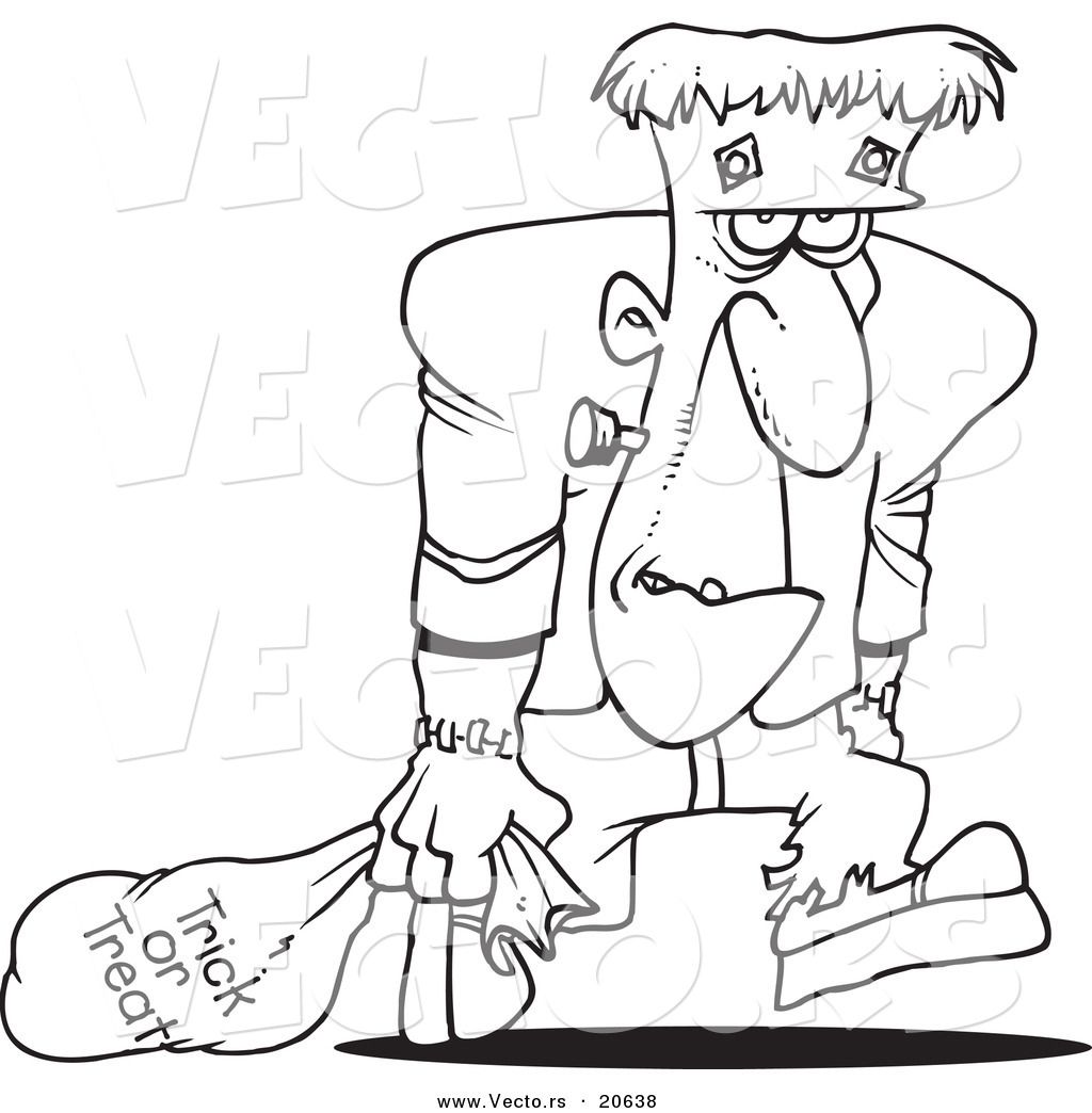 Halloween Frankenstein Coloring Pages 15