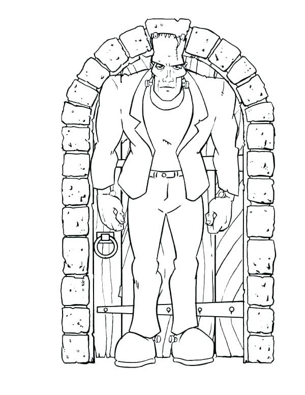 Halloween Frankenstein Coloring Pages 22