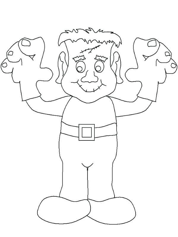 Halloween Frankenstein Coloring Pages 35