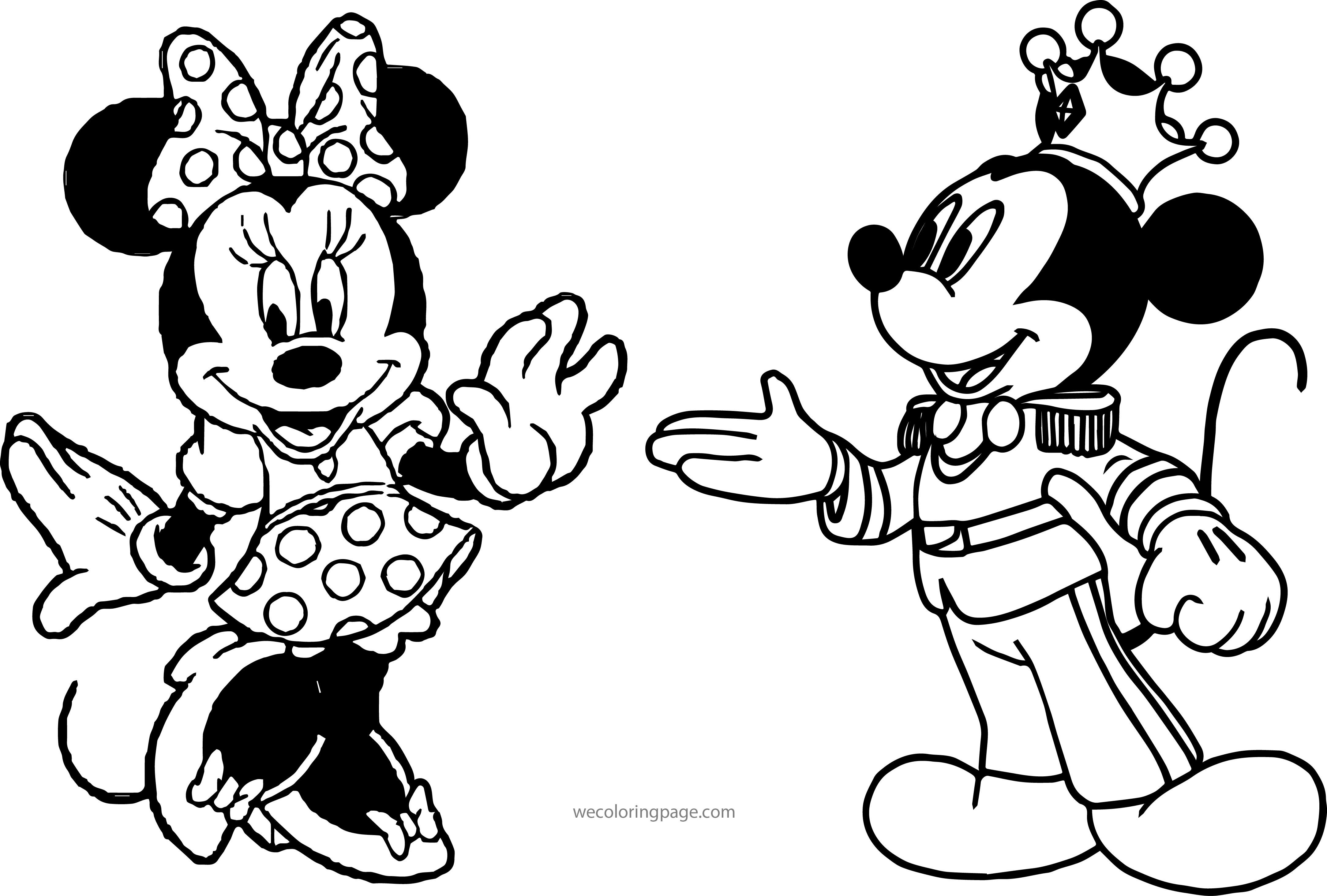 Minnie Mouse Easter Coloring Pages 19