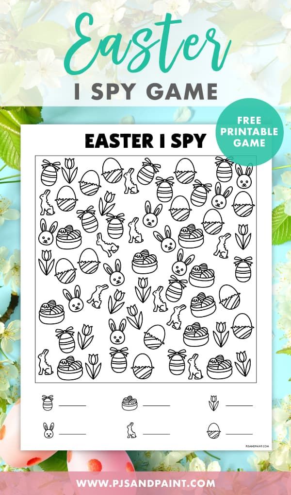 I spy Easter free printable 10