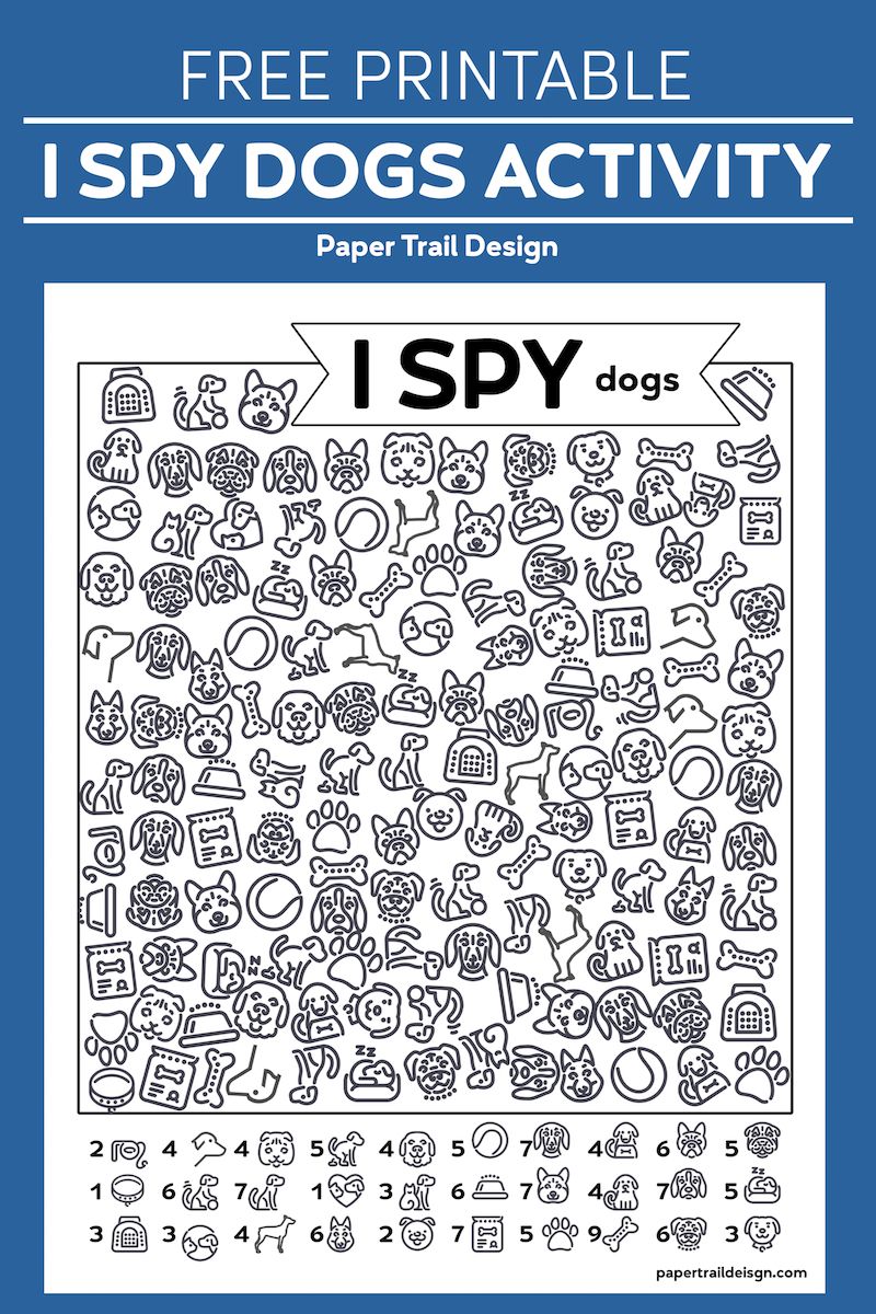 I spy pets worksheet printable 4