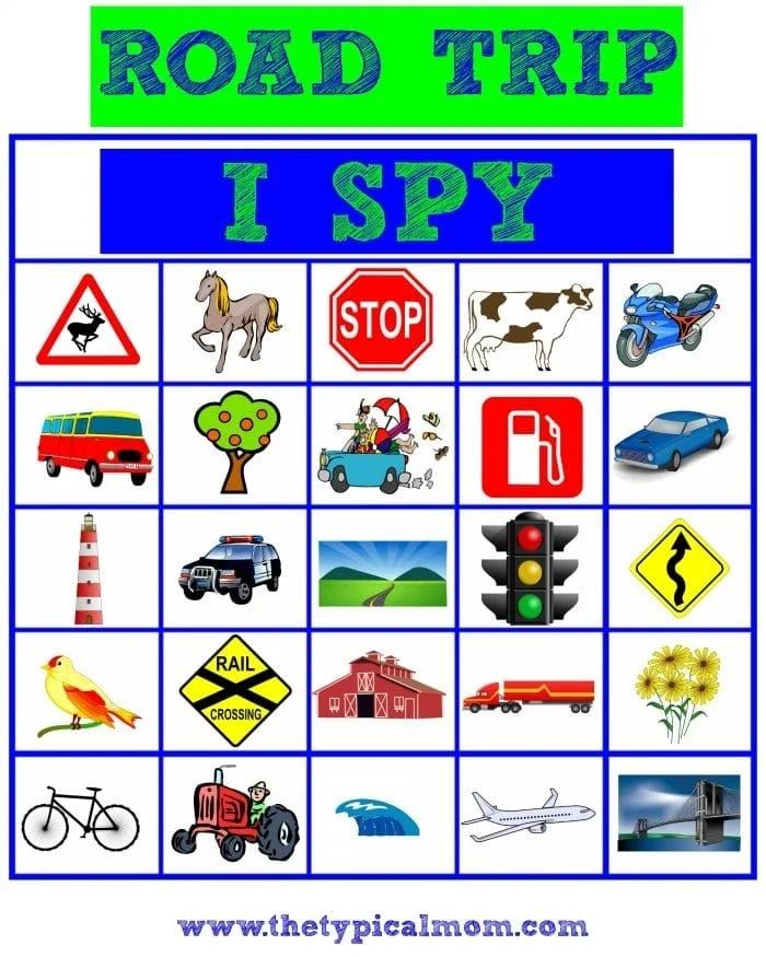 I spy road trip printable 7