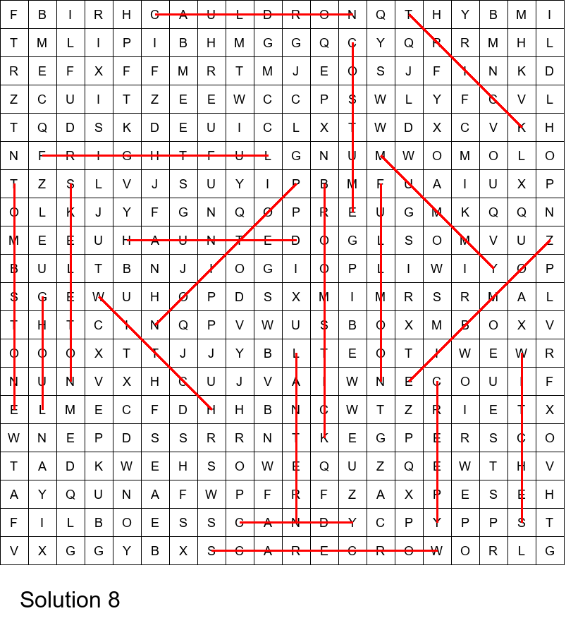 Challenging Halloween word search for teens size 20x20 No 8
