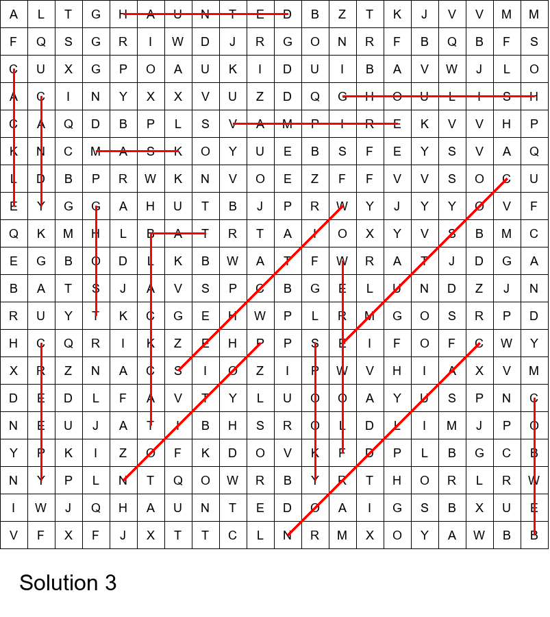 Halloween word search for middle school size 20x20 No 3