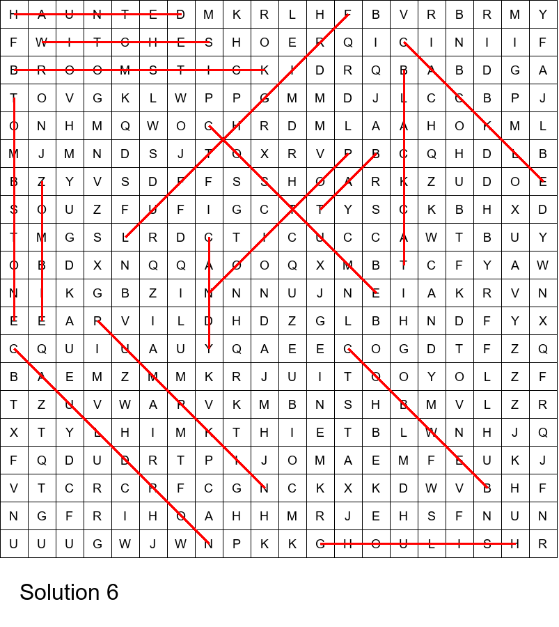 Halloween word search for middle school size 20x20 No 6