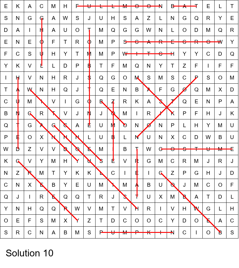Top 20x20 Halloween word search with answers size 20x20 No 10